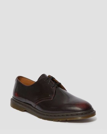 Dr Martens Archie II Arcadia Leather Šnurovacie Topánky Panske Ruzove Červené | 4769-TKHVA